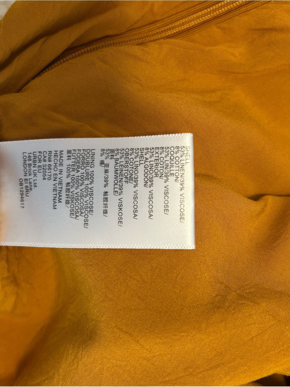 Urban Outfitters Ochre Tie-Waist Midi Skirt - Picture 6 of 6